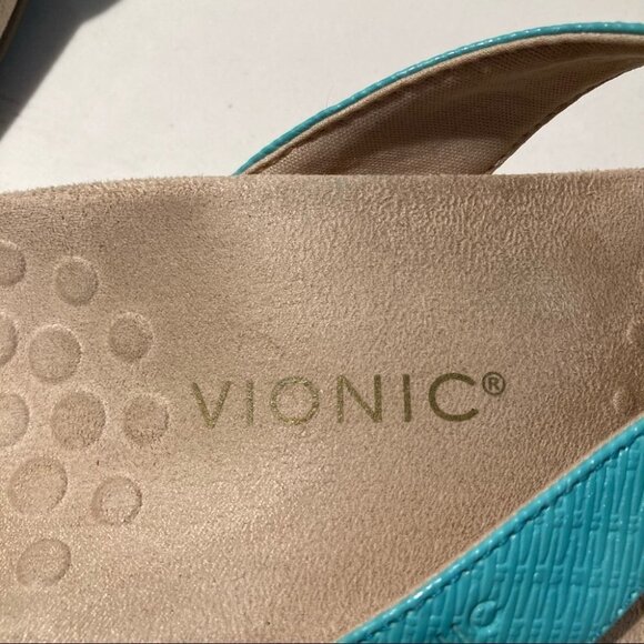VIONIC Sz 8 Rest Hilda Comfort Leather Sandals - Picture 6 of 11